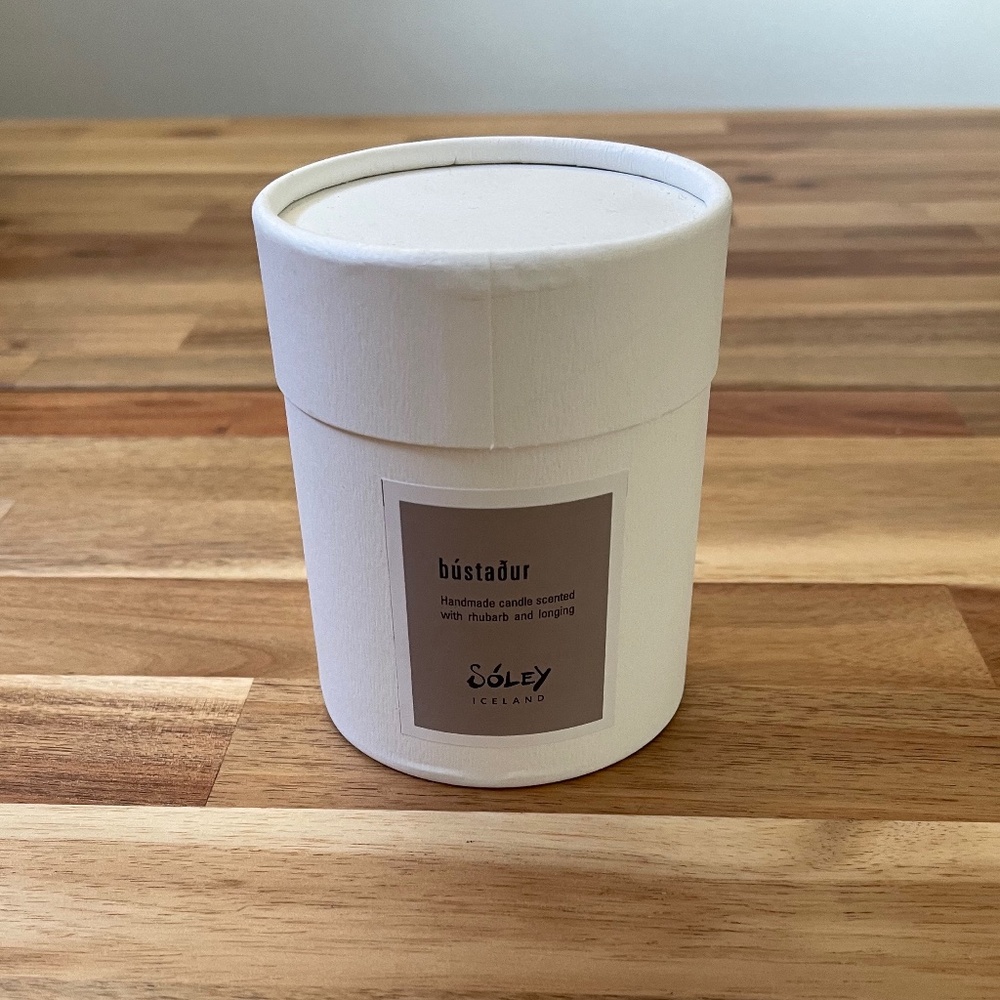 NEW - Bústaður Scented Candle - Sóley Organics - Icelandic brand made in France